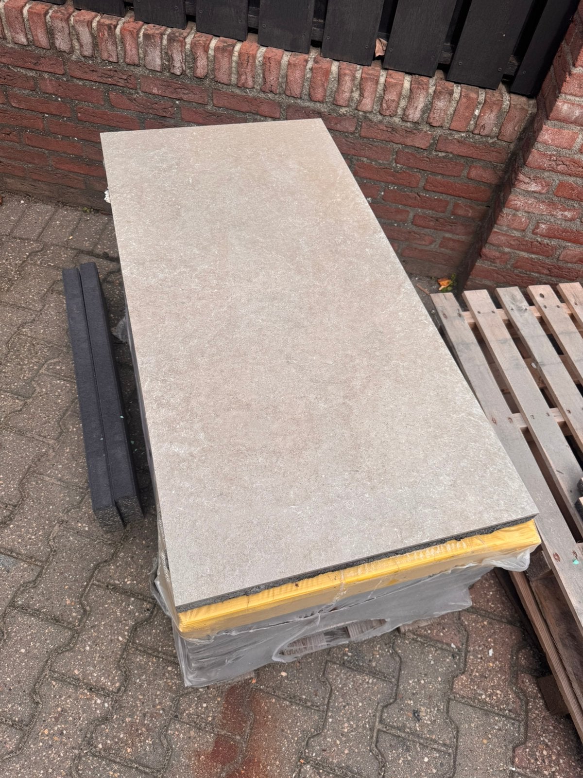 120x60x4 terrastegels geoceramica (10s.t. 7.2m2), Ophalen, Keramiek, Nieuw, 5 tot 10 m²