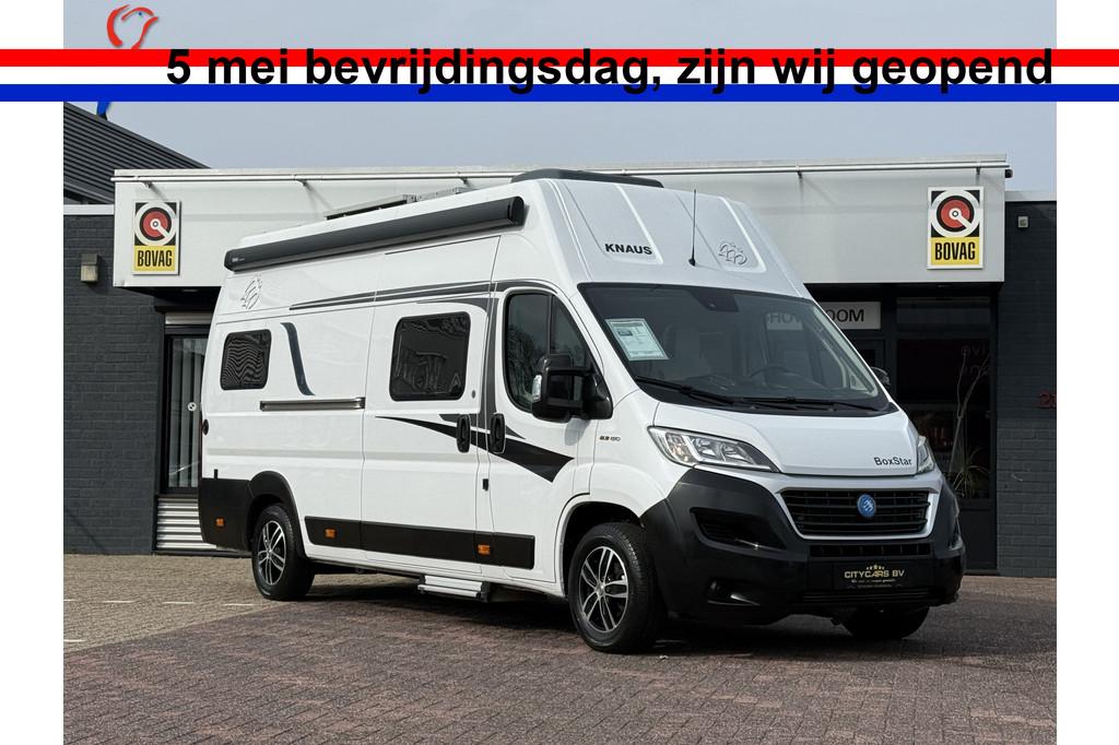 Knaus Boxstar Freeway 630 ME automaat buscamper hoogdak leng, Caravans en Kamperen, Automaat, Buscamper of Camperbus, Ringverwarming