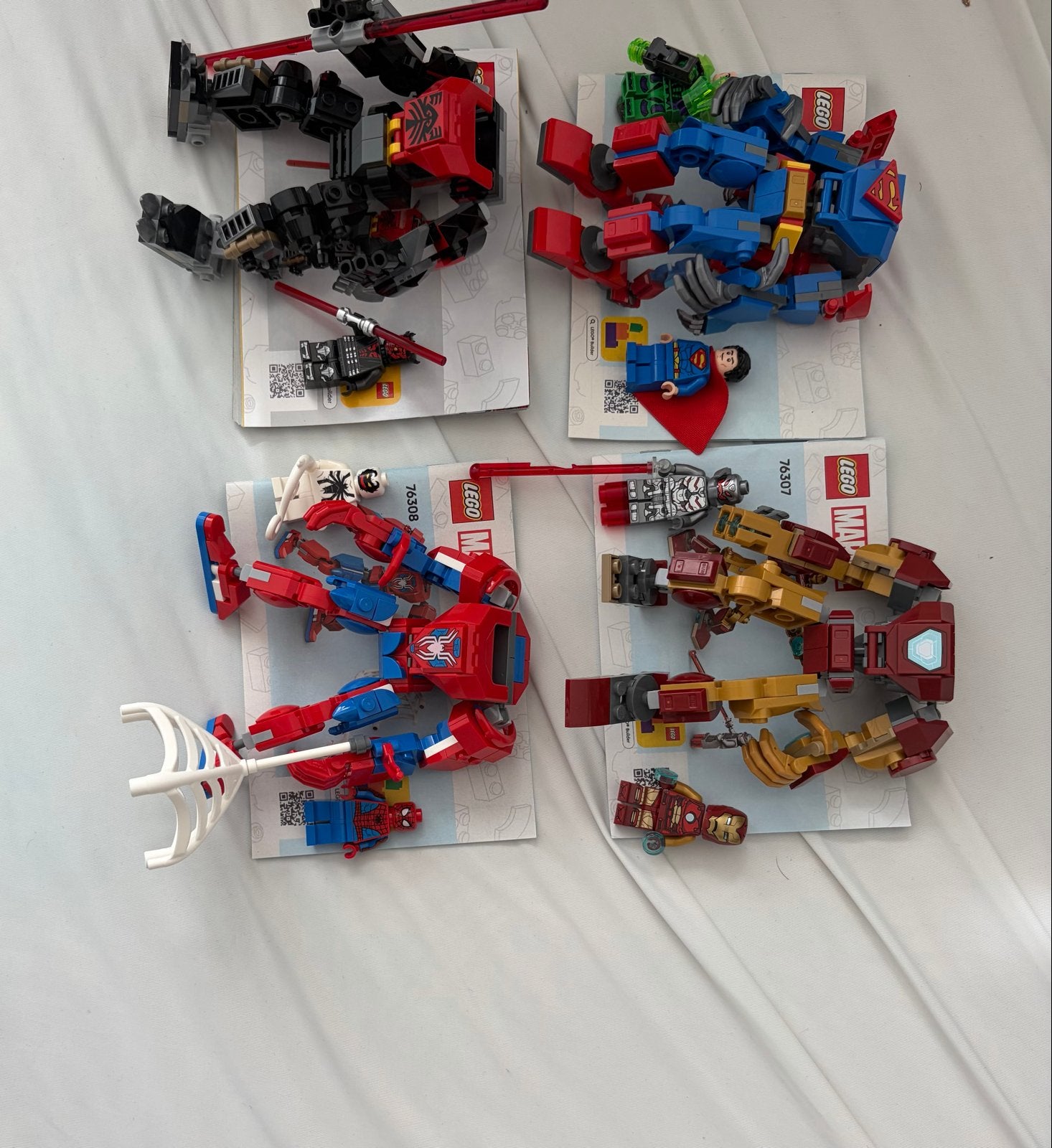 LEGO Marvel Super Heroes Mechs - 4 stuks, Ophalen of Verzenden, Gebruikt, Overige merken