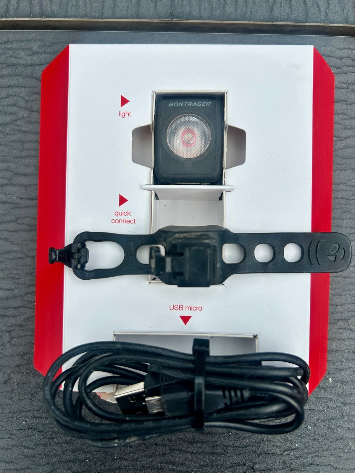 Bontrager Flare RT Achterlicht met Bluetooth en ANT+, Gebruikt, Achterlicht, Ophalen of Verzenden, Oplaadbaar