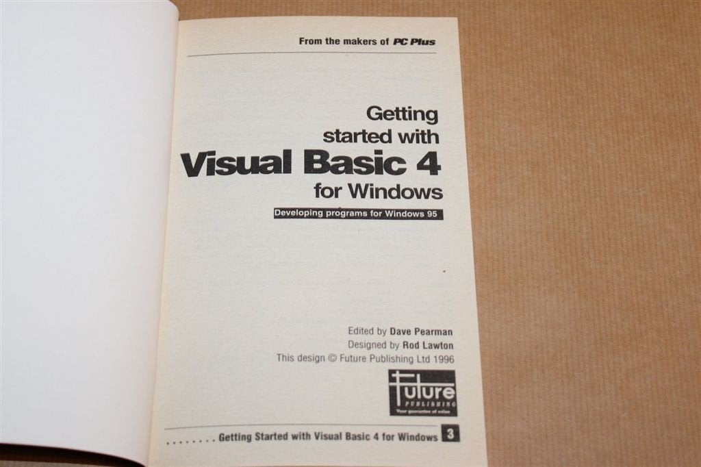 Visual Basic 4 for Windows — Vintage Programmeergids 1996, Ophalen of Verzenden, Gelezen, Internet of Webdesign