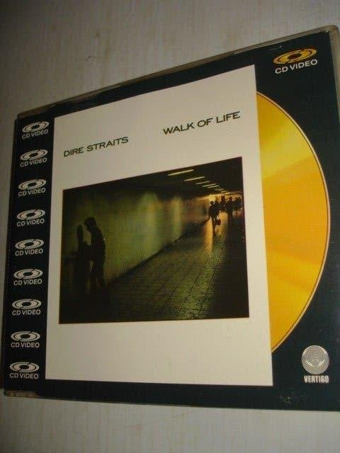 Dire Straits- Walk of Life- VERTIGO- CD VIDEO- GOLD-, Cd's en Dvd's, Verzenden, Zo goed als nieuw, Pop, Maxi-single