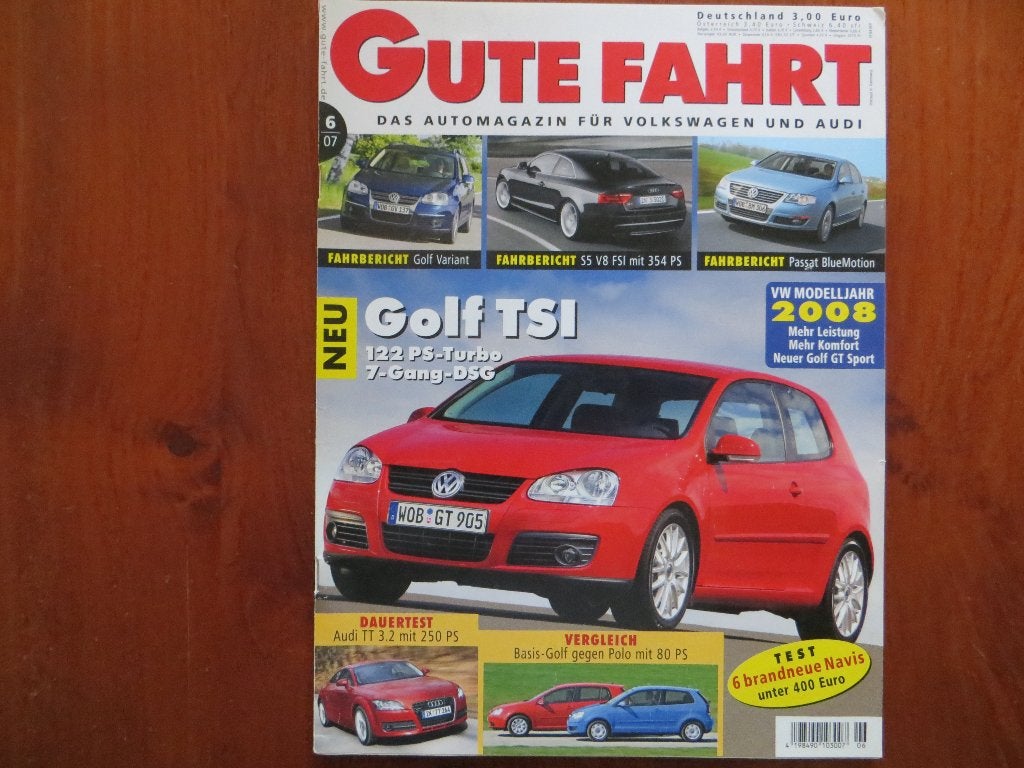 Gute Fahrt 6 2007 Volkswagen Golf Variant, Passat Bluemotion, Ophalen of Verzenden, Nieuw, Volkswagen