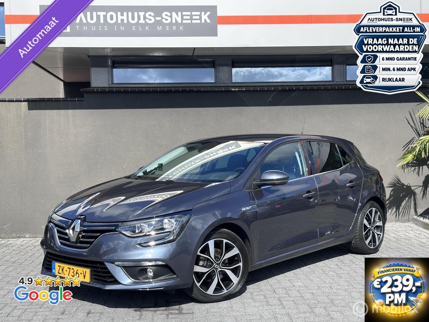 Renault Mégane 1.3 TCe Bose | Automaat | Camera | Trekhaak, Auto's, Renault, Gebruikt, Euro 6, 4 cilinders, 1650 kg