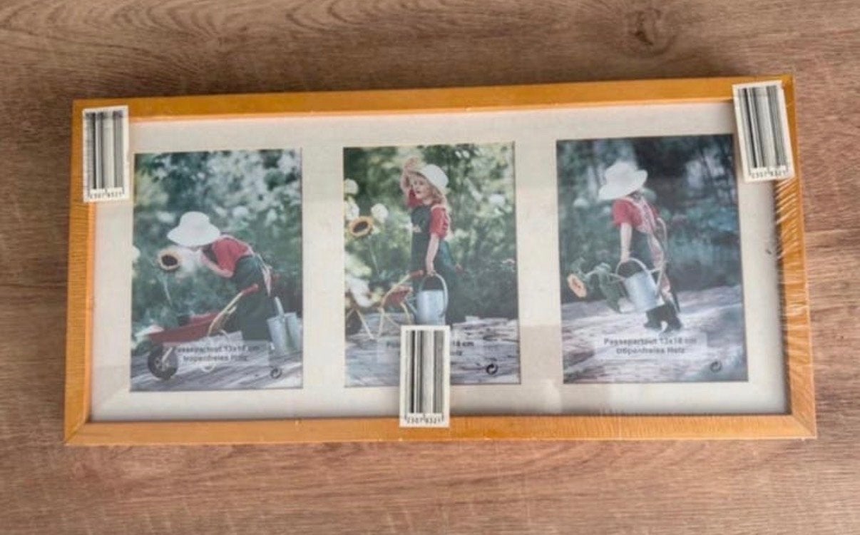 Ikea houten fotolijst voor 3 foto's - Nieuw in verpakking, Audio, Tv en Foto, Fotografie | Fotolijsten, Ophalen of Verzenden, Nieuw