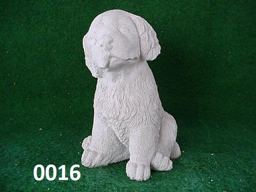 GOLDEN RETRIEVER PUP.  Nr 0016, Ophalen of Verzenden, Nieuw, Beton, Dierenbeeld