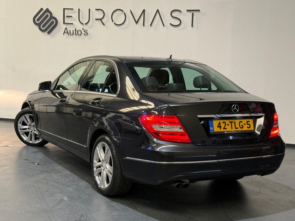 Mercedes-Benz C-klasse 180 Business Class Navi Airco Cruise, Auto's, Mercedes-Benz, Zwart, Handgeschakeld, Sedan, C-Klasse