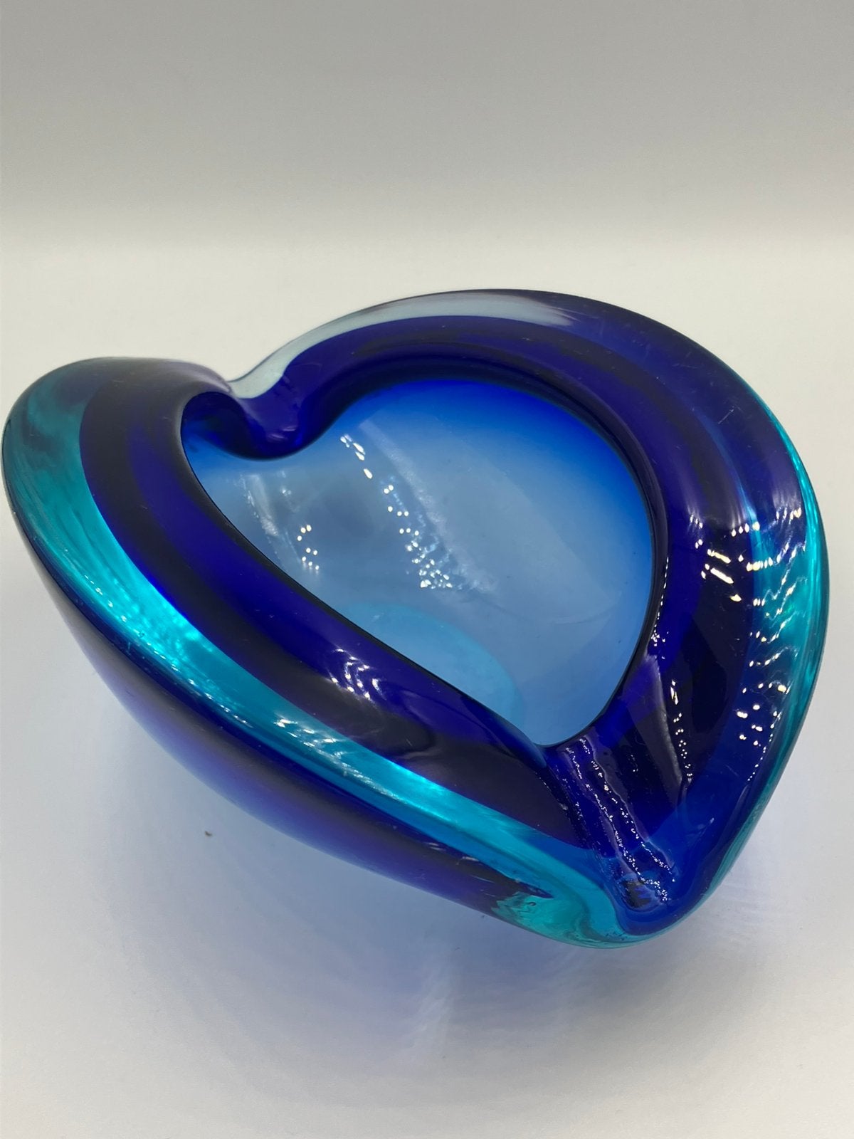 Murano Sommerso (Flavio Poli?) Schaaltje (koopje), Ophalen of Verzenden