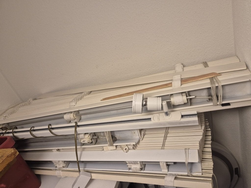 Witte houten lamellen, Ophalen, Gebruikt, Overige merken, Wit