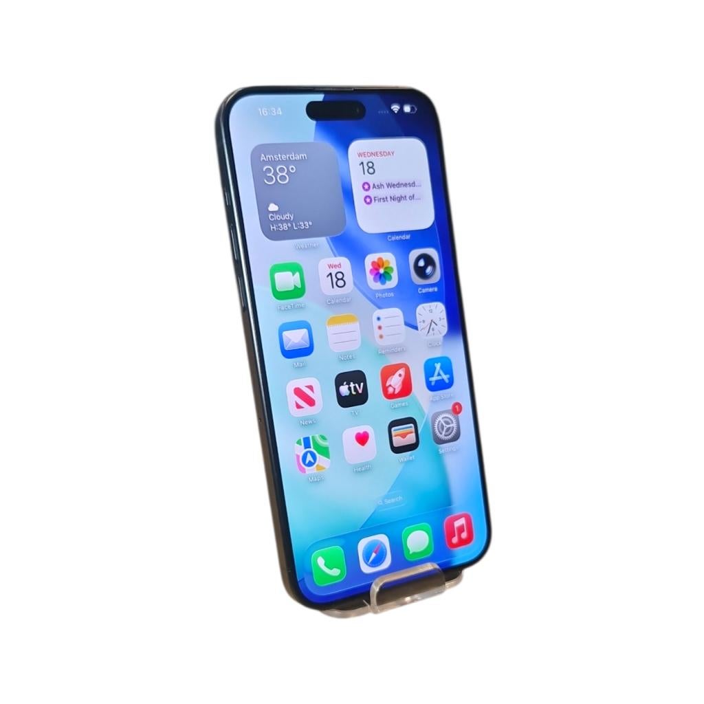 Apple iPhone 15 Pro Max 256GB Black Titanium | Accu 87%, Apple, Zo goed als nieuw, Support@apple.com, One Apple Park Way
Cupertino, CA 95014
United States