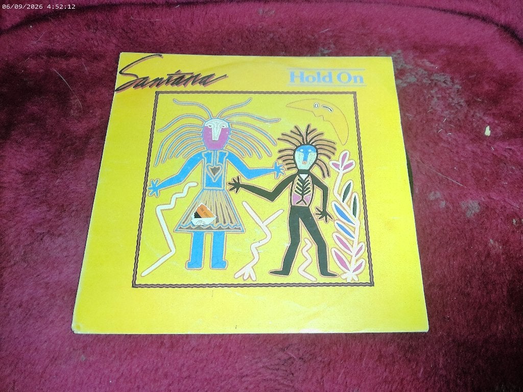 Santana - Hold on, Gebruikt, Fotohoes, 7 inch, Ophalen of Verzenden