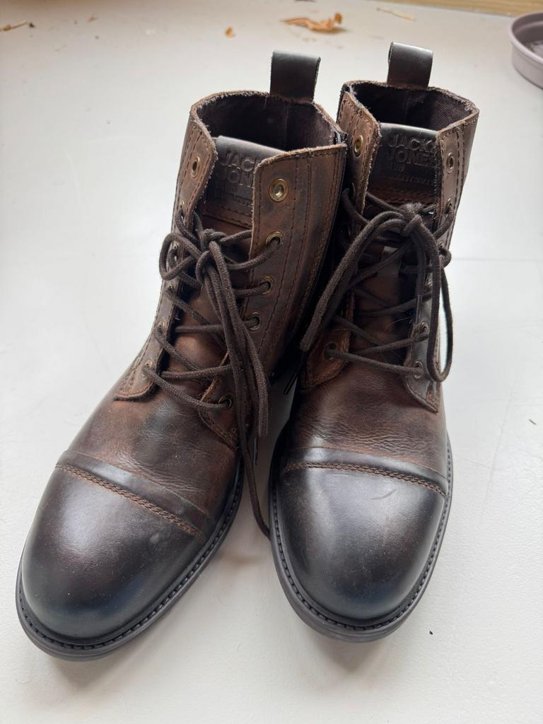 Jack & Jones JFWHOWARD BOOT - Veterboots - cognac 42, Bruin, Boots, Nieuw, Ophalen of Verzenden