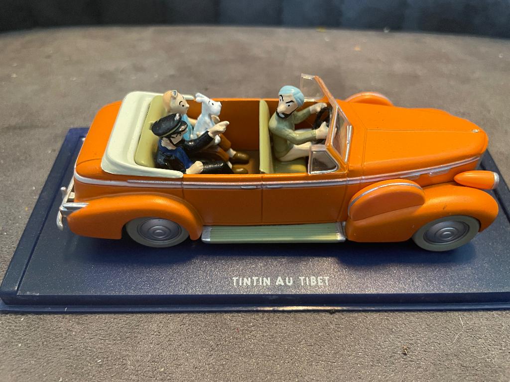Kuifje auto Tintin au Tibet – verzamelmodel met figuren, Ophalen of Verzenden, Nieuw, Auto, Overige merken