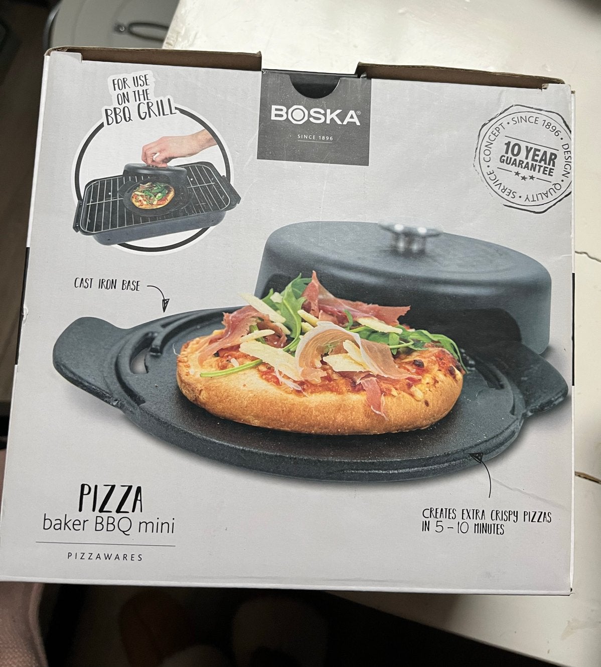 Boska Pizza Baker BBQ Mini - Gietijzeren Pizzapan, Ophalen of Verzenden, Nieuw