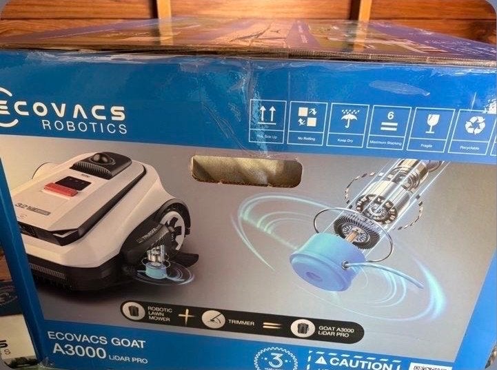 Ecovacs GOAT A3000 Lidar Pro Robot Grasmaaier Nieuw, Tuin en Terras, Grasmaaiers, Ophalen, Cirkelmaaier, Accu-grasmaaier, Nieuw