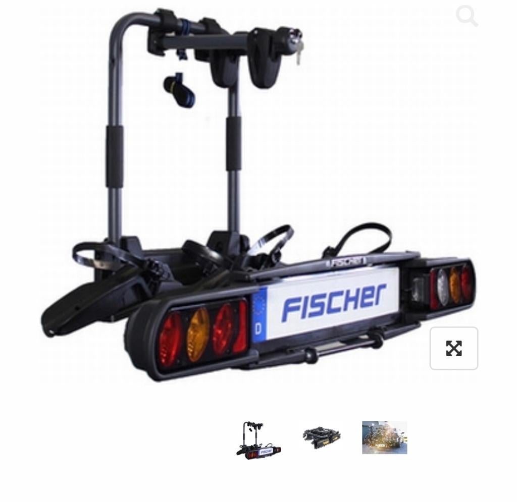 Fischer Fietsendrager voor 2 E-bikes - Trekhaak, Ophalen, Nieuw, 2 fietsen, Trekhaakdrager