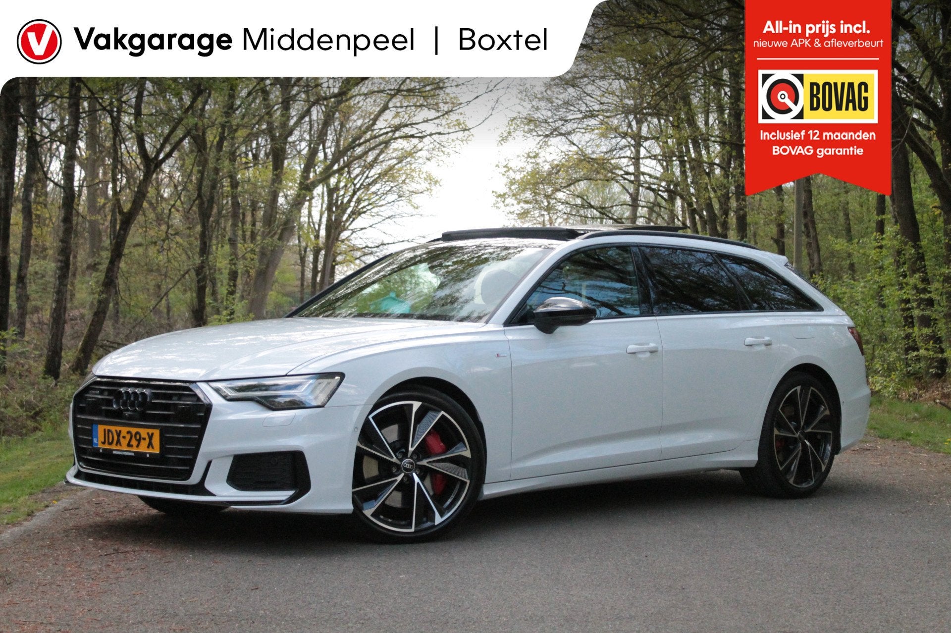 Audi A6 Avant 55 TFSI e quattro Pro S-Line | Pano | Trekhaak, Automaat, 12 maanden, Gebruikt, 4 cilinders