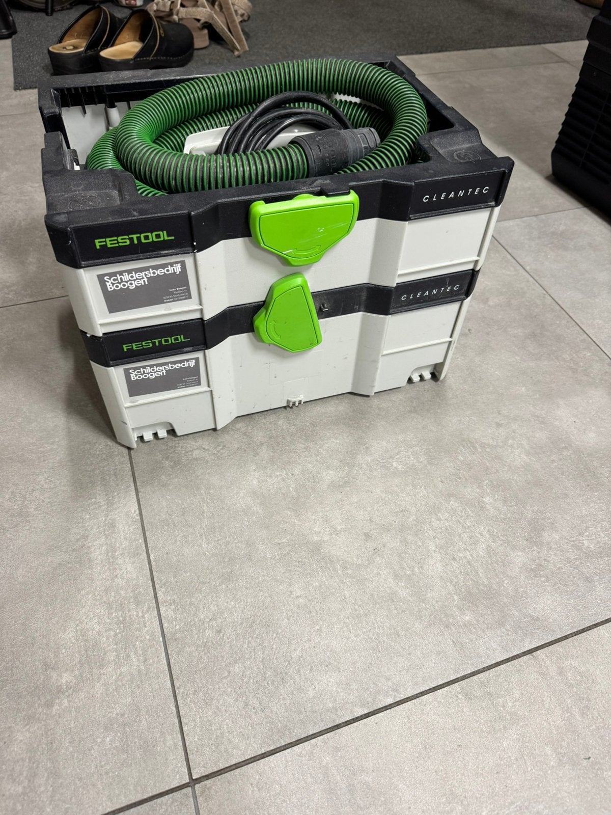 Festool koffer stofzuiger, Ophalen, Zo goed als nieuw, 1200 watt of meer, Overige typen