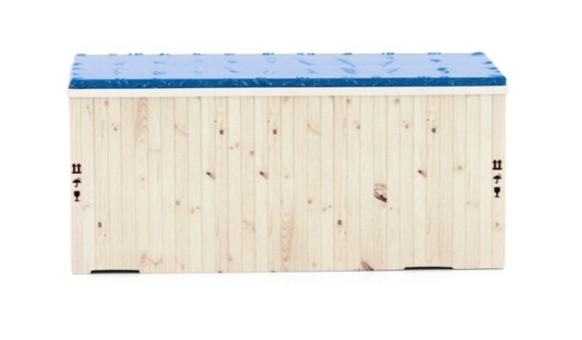 WSI HOUTEN KIST MET AFDEKZEIL EN SPANBANDEN, Wsi, ., Nieuw, Ophalen of Verzenden