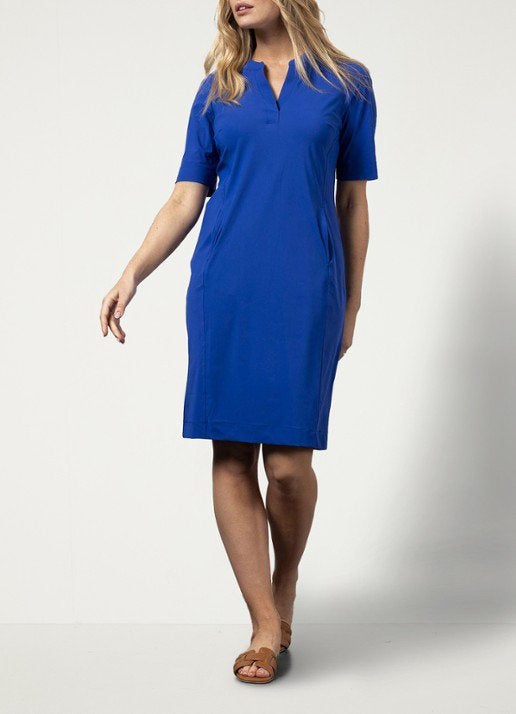 Studio anneloes simplicity dress jurk L cobalt, Blauw, Maat 42/44 (L), Ophalen of Verzenden, Zo goed als nieuw