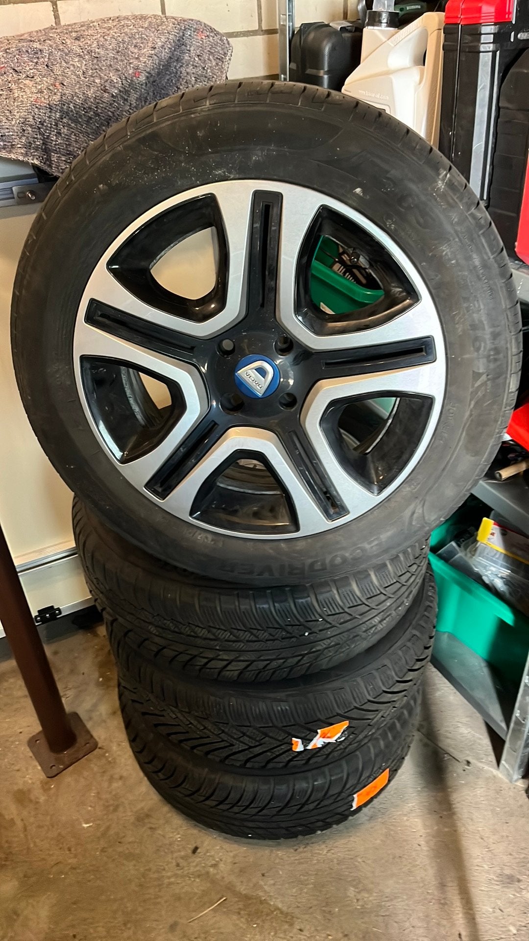 Dacia Sandero velgen, Auto-onderdelen, Ophalen, 15 inch, Velg(en), Winterbanden
