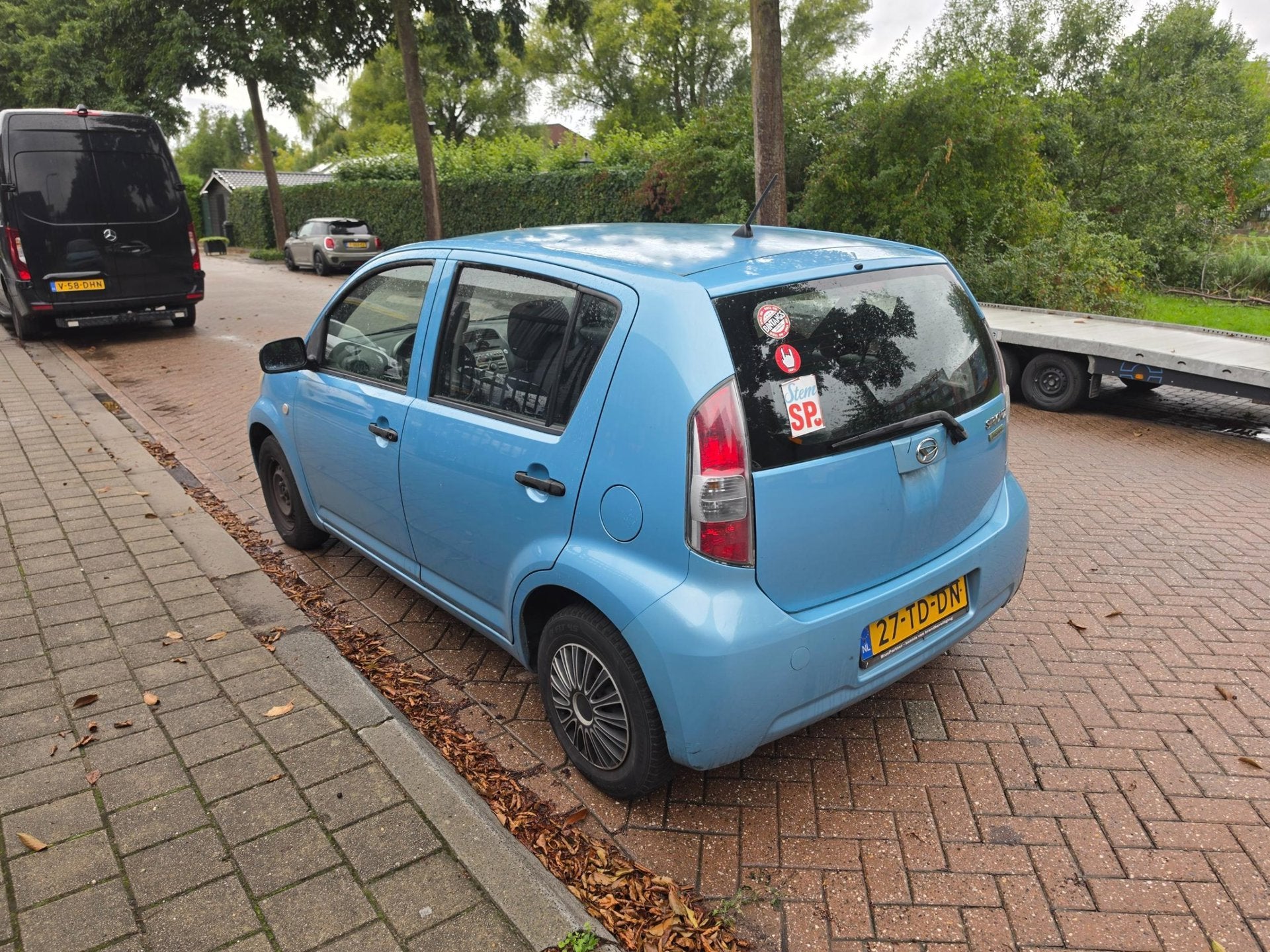 Daihatsu Sirion 2 1.0-12V Trend, Auto's, Voorwielaandrijving, Gebruikt, Blauw, Bedrijf