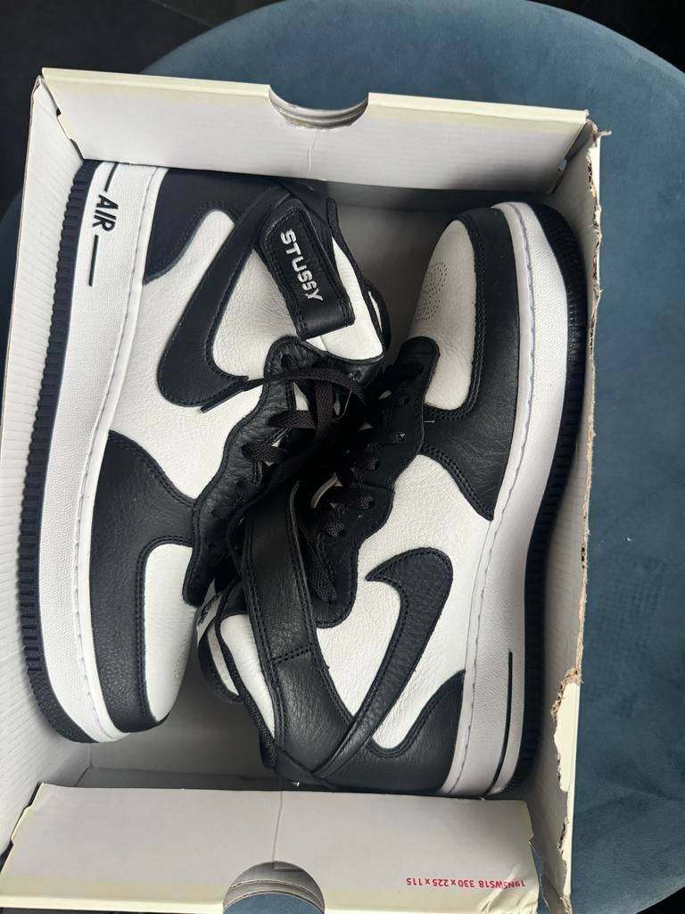 Nike Air Force 1 Mid x Stüssy, Kleding | Heren, Schoenen, Ophalen of Verzenden, Nieuw, Zwart, Sneakers of Gympen