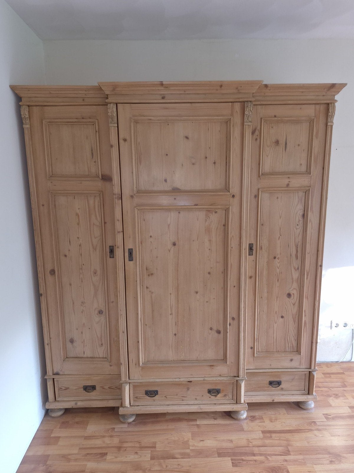 Grenen kast 200x200 cm, Antiek en Kunst, Ophalen
