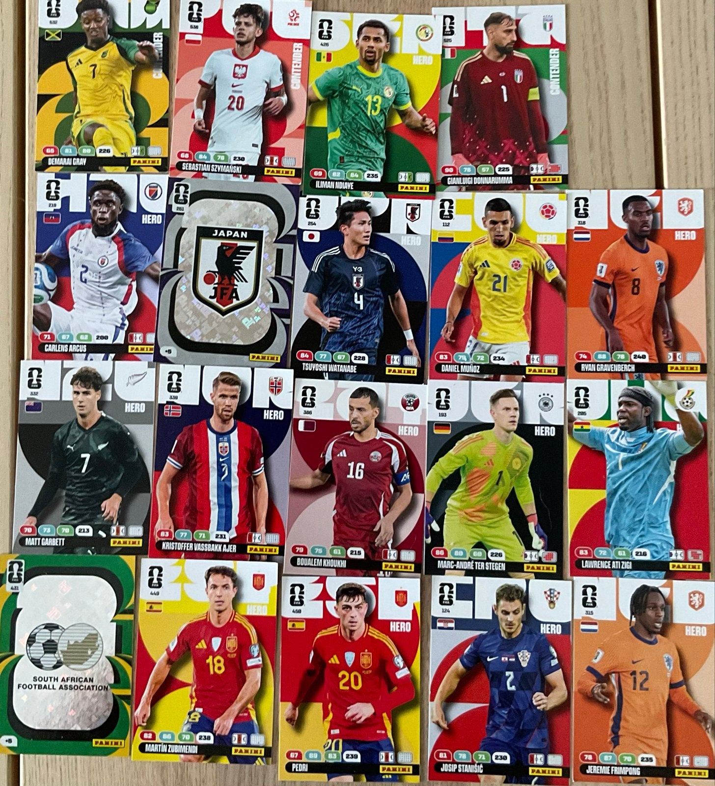 Panini Adrenalyn XL FIFA World Cup Qatar 2022 voetbal kaarte, Ophalen, Zo goed als nieuw, Overige sporten, Spelerskaart