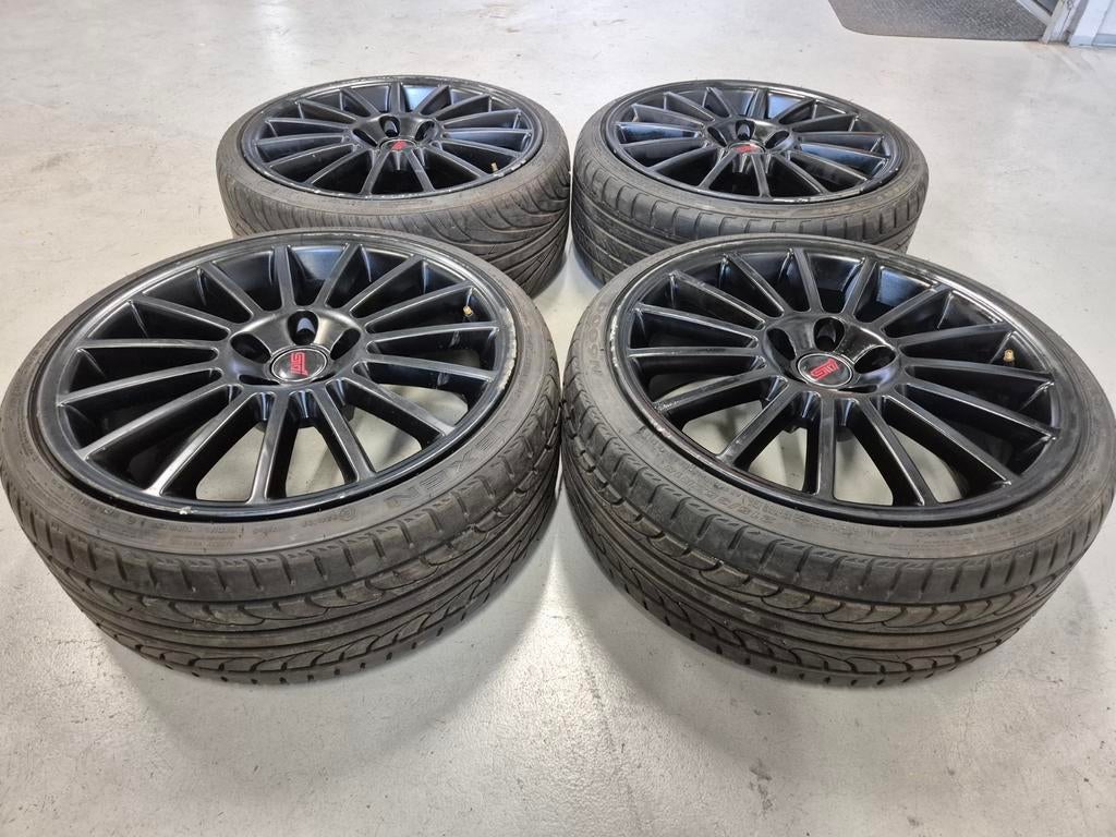 subaru velgenset 18 inch ET35 8Jx18 5x100 brembo proof, Ophalen, 18 inch, Banden en Velgen, Personenwagen