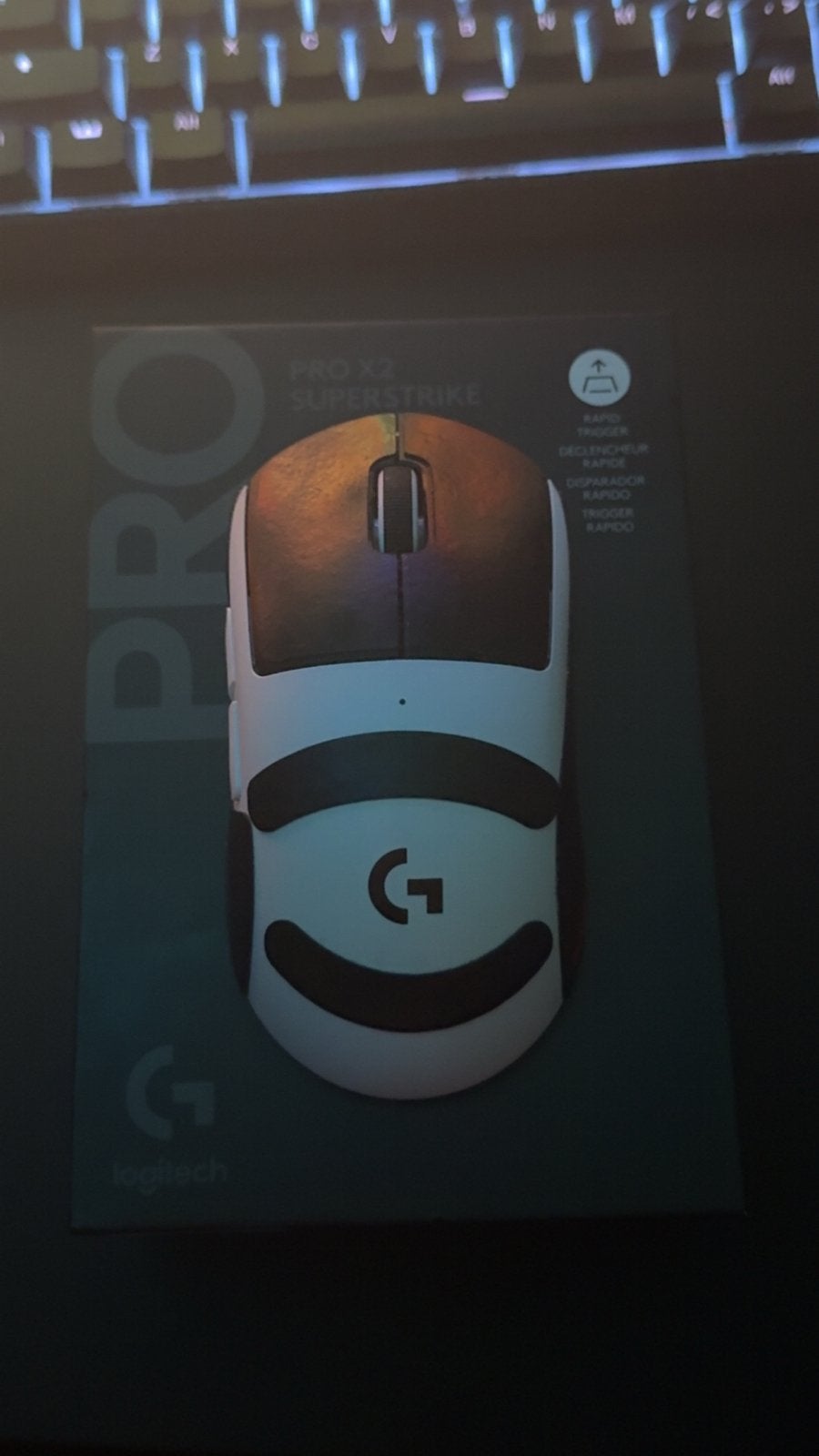 Logitech G Pro X2 Superstrike Gaming Muis, Computers en Software, Rechtshandig, Muis, Verzenden, Gaming muis