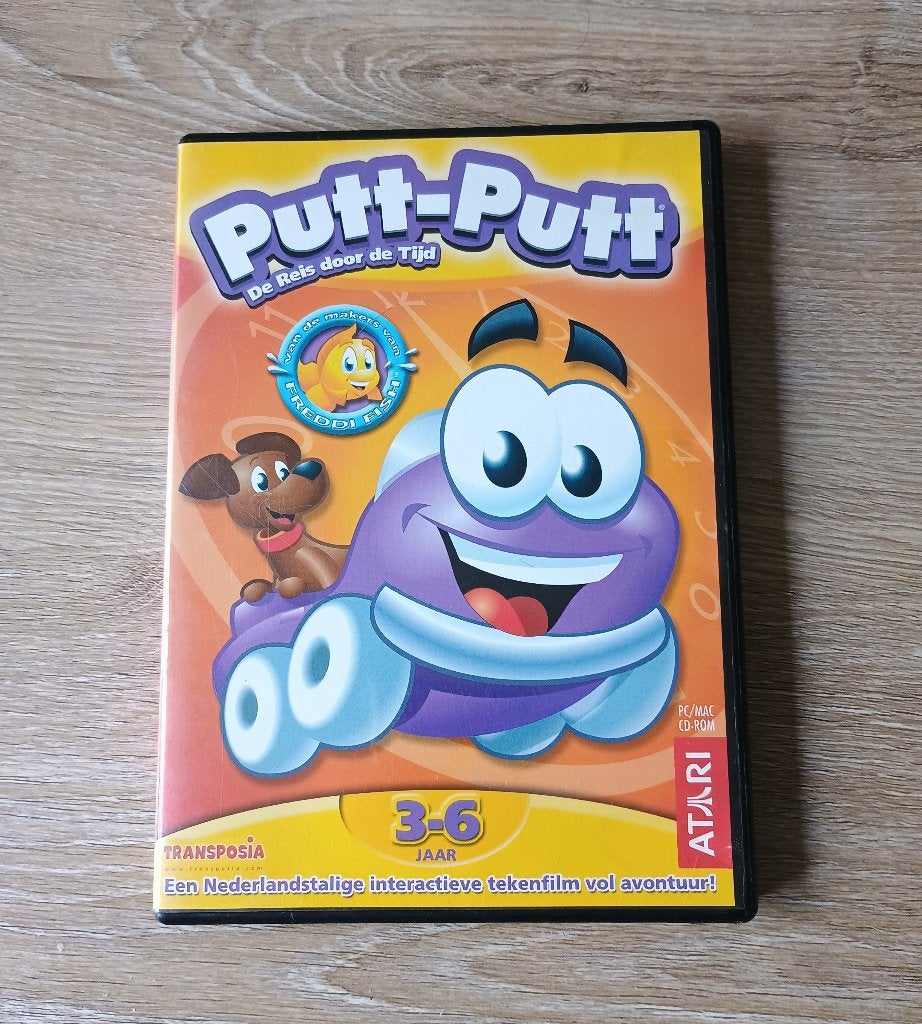 pc putt putt de reis door de tijd, Puzzel en Educatief, Gebruikt, 1 speler, Ophalen of Verzenden
