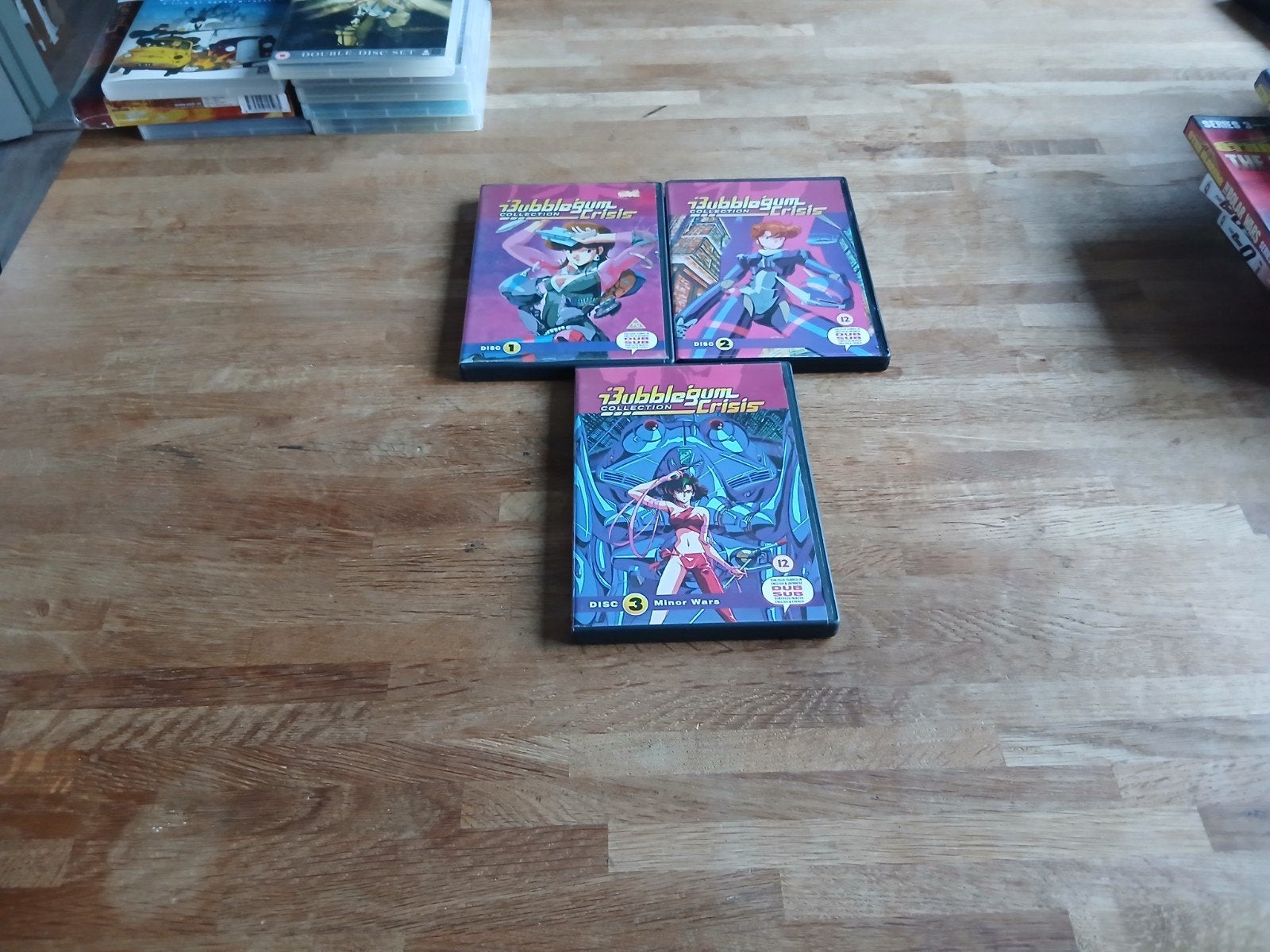 bubblegum crisis 1 2 & 3 dvd, Cd's en Dvd's, Ophalen of Verzenden