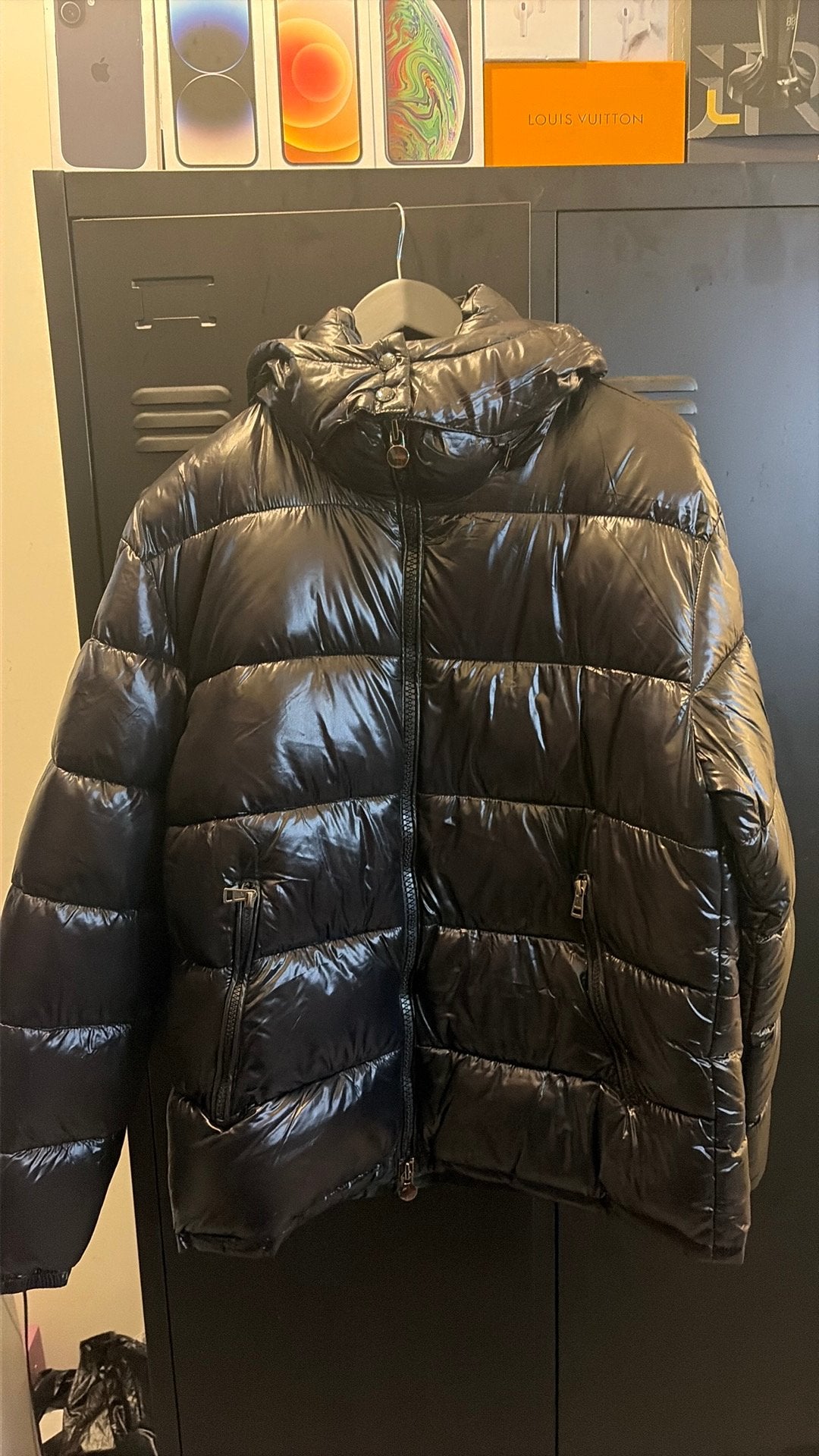 Moncler maya winterjas maat XXL, Ophalen of Verzenden, Zo goed als nieuw, Overige maten, Zwart