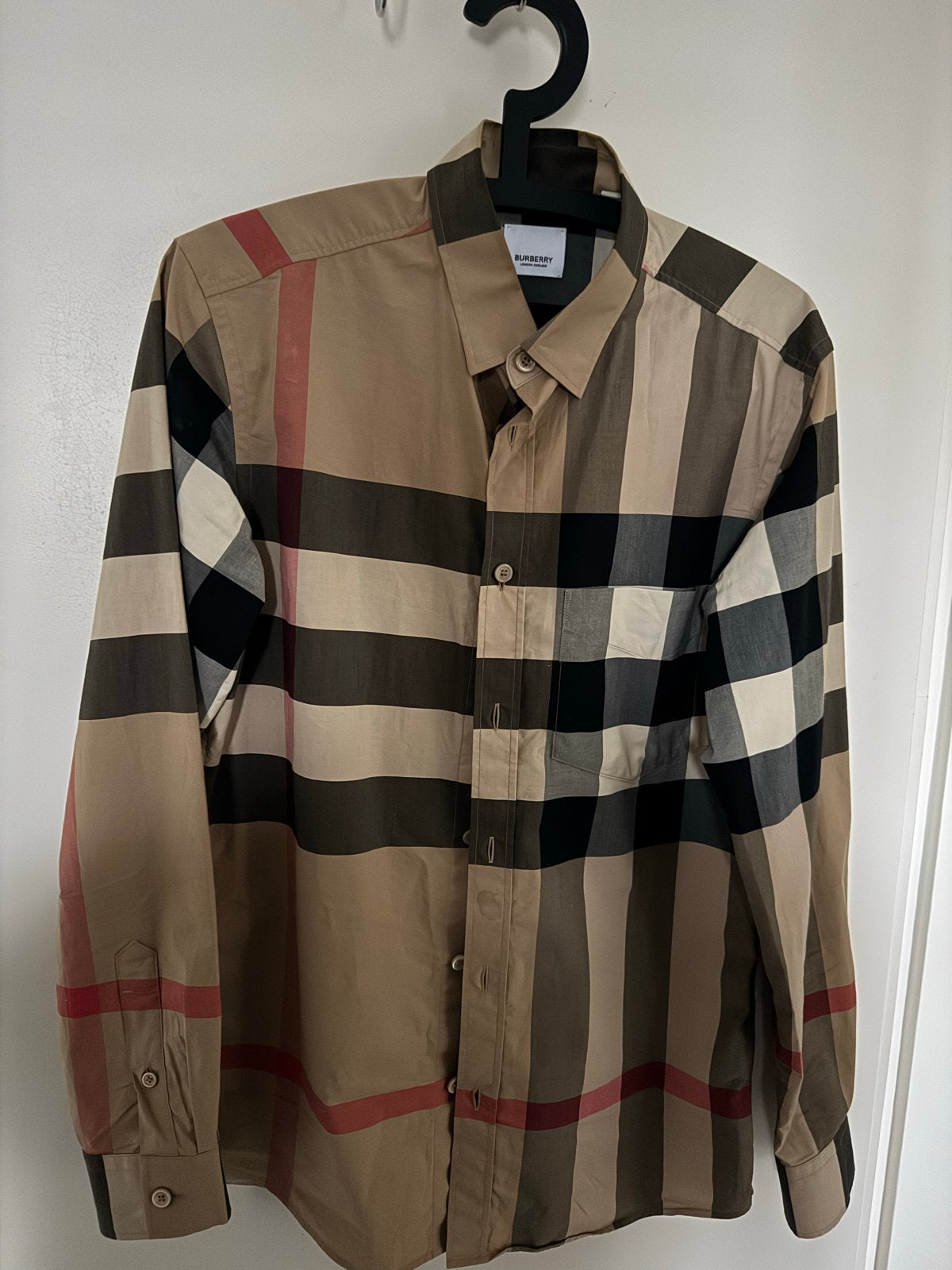 Originele Burberry Blouse - Maat S, Ophalen of Verzenden, Zo goed als nieuw, Beige
