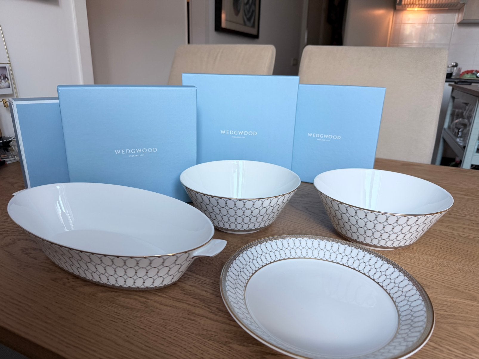 wedgwood Renaissance grey 1759, Ophalen of Verzenden, Zo goed als nieuw, Porselein, Overige typen