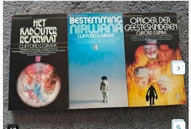 Drie boeken Clifford D. Simak, Ophalen of Verzenden, Gelezen, Clifford D. Simak