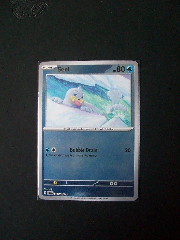 2862. Nieuwe Pokemon Kaart Holofoil SEEL HP 80 (021/094), Verzenden, Nieuw, Losse kaart