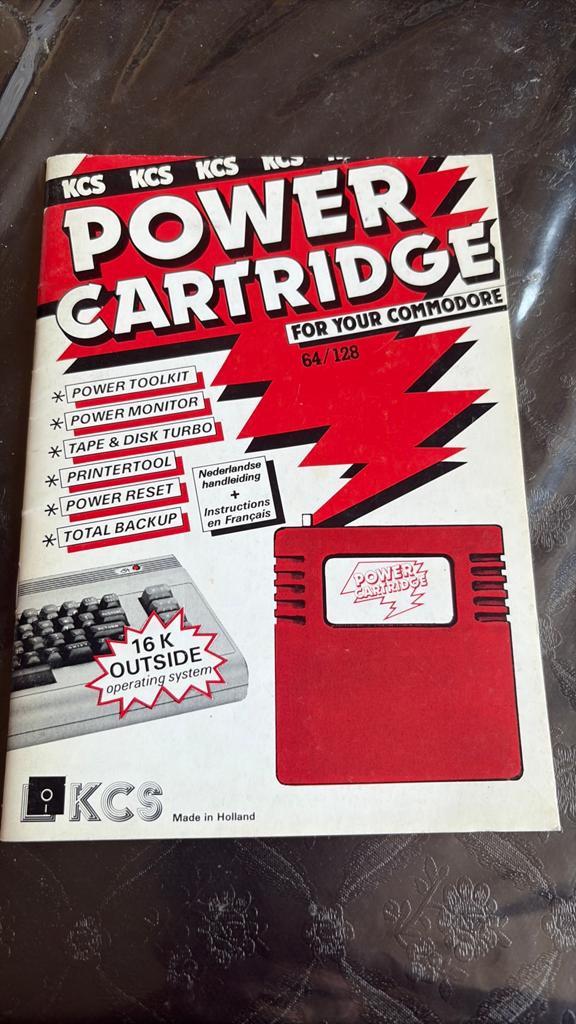 Vintage Handleiding voor Power Cartridge Commodore 64/128, Ophalen of Verzenden, Gelezen