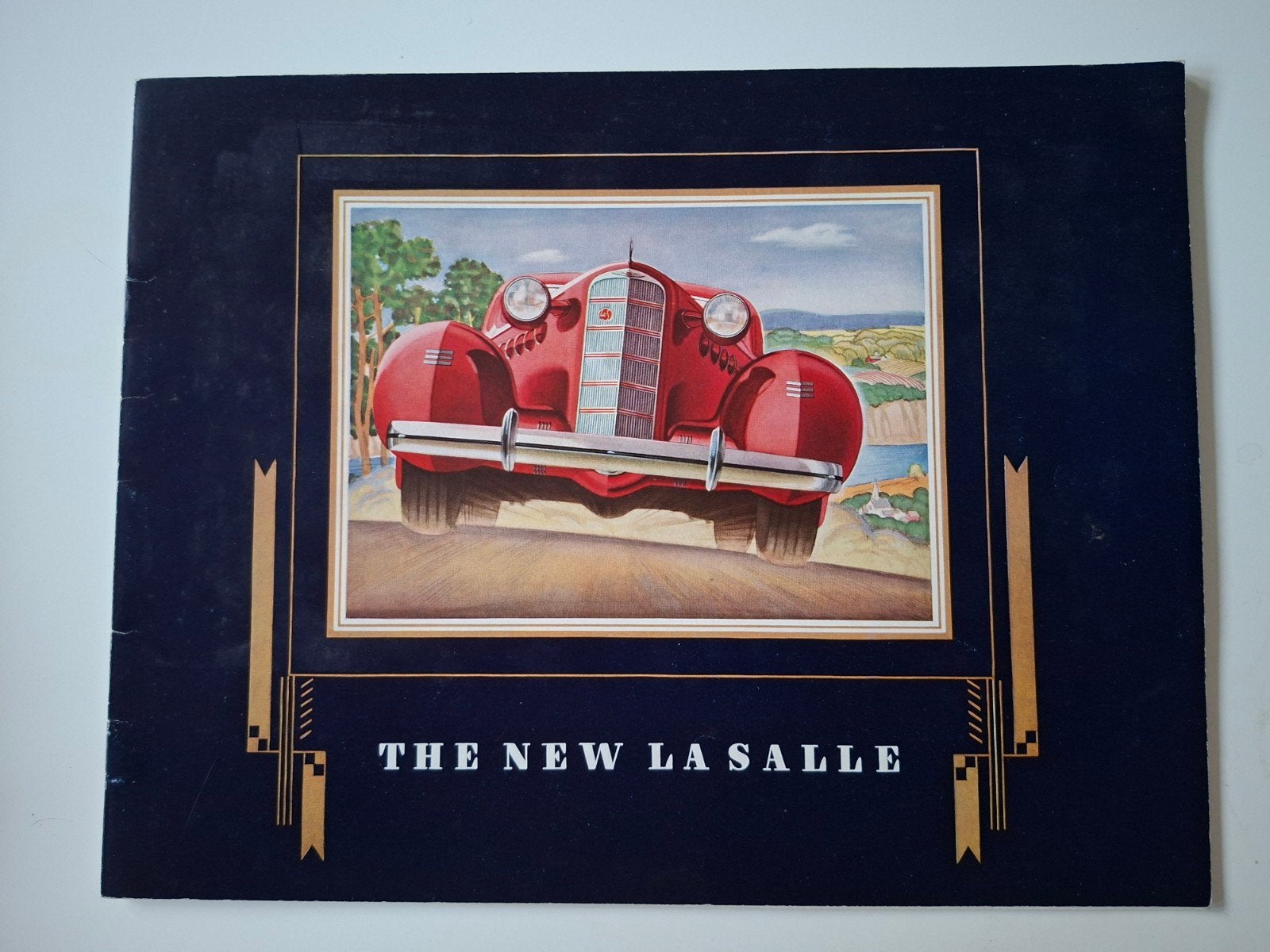 Brochure The New La Salle 1935, Ophalen of Verzenden, Gelezen, Overige merken