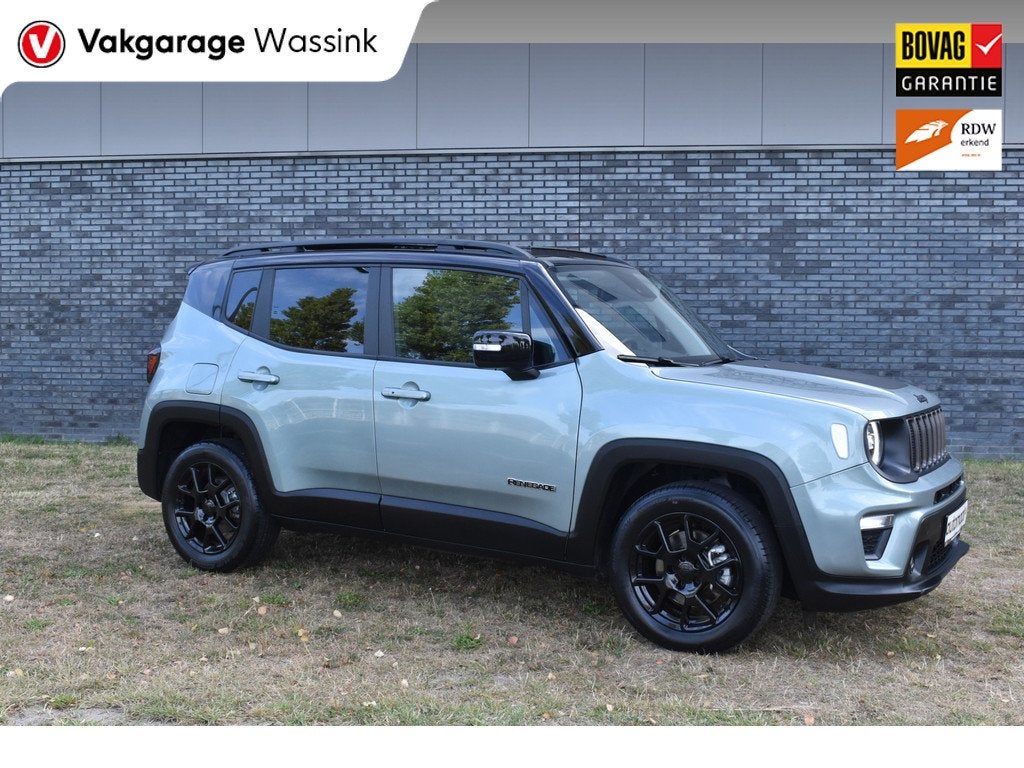 Jeep Renegade 1.5T e-Hybrid Limited Panodak Automaat Luxe ui, Auto's, Jeep, Bedrijf, Te koop, Renegade, ABS, Achteruitrijcamera