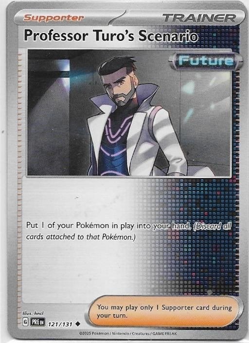 Prismatic Evolutions,  Prof. Turo's Scen. [uncommon] 121/131, Verzenden, Nieuw, Losse kaart