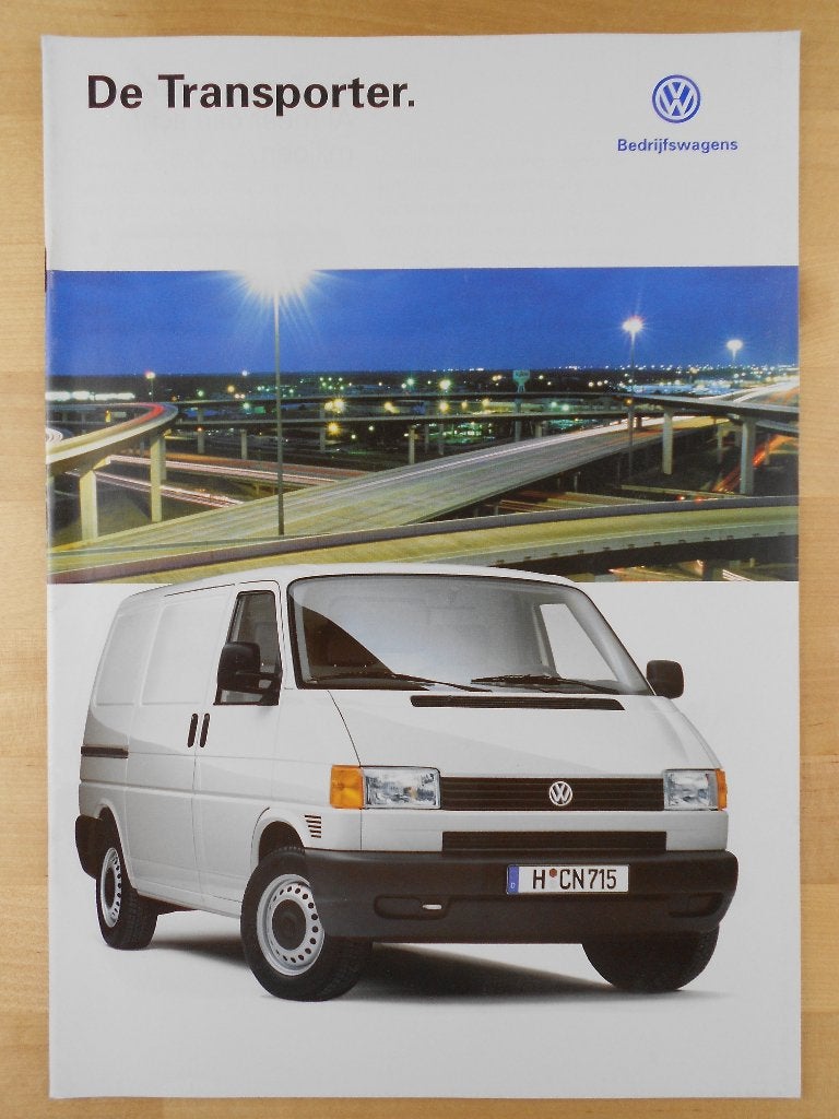 Volkswagen Transporter T4 Brochure 1998, Volkswagen, Ophalen of Verzenden, Zo goed als nieuw, Volkswagen