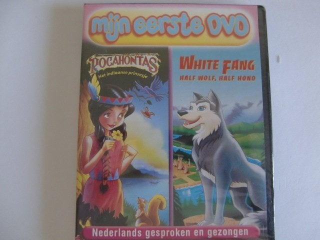 16P: Pocahontas en White fang (in plastic), Cd's en Dvd's, Alle leeftijden, Ophalen of Verzenden, Nieuw in verpakking, Europees
