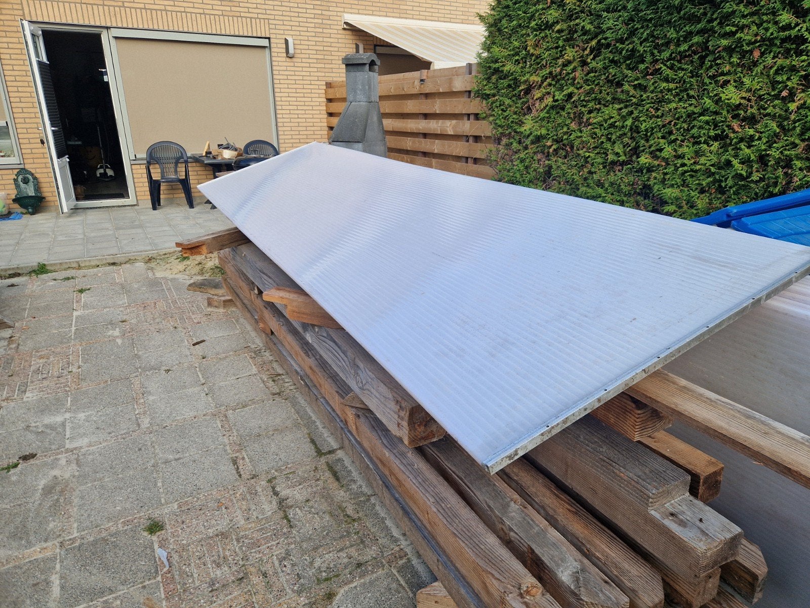 Polycarbonaat platen 16mm opaal wit + UV hagelbestendig, Ophalen of Verzenden