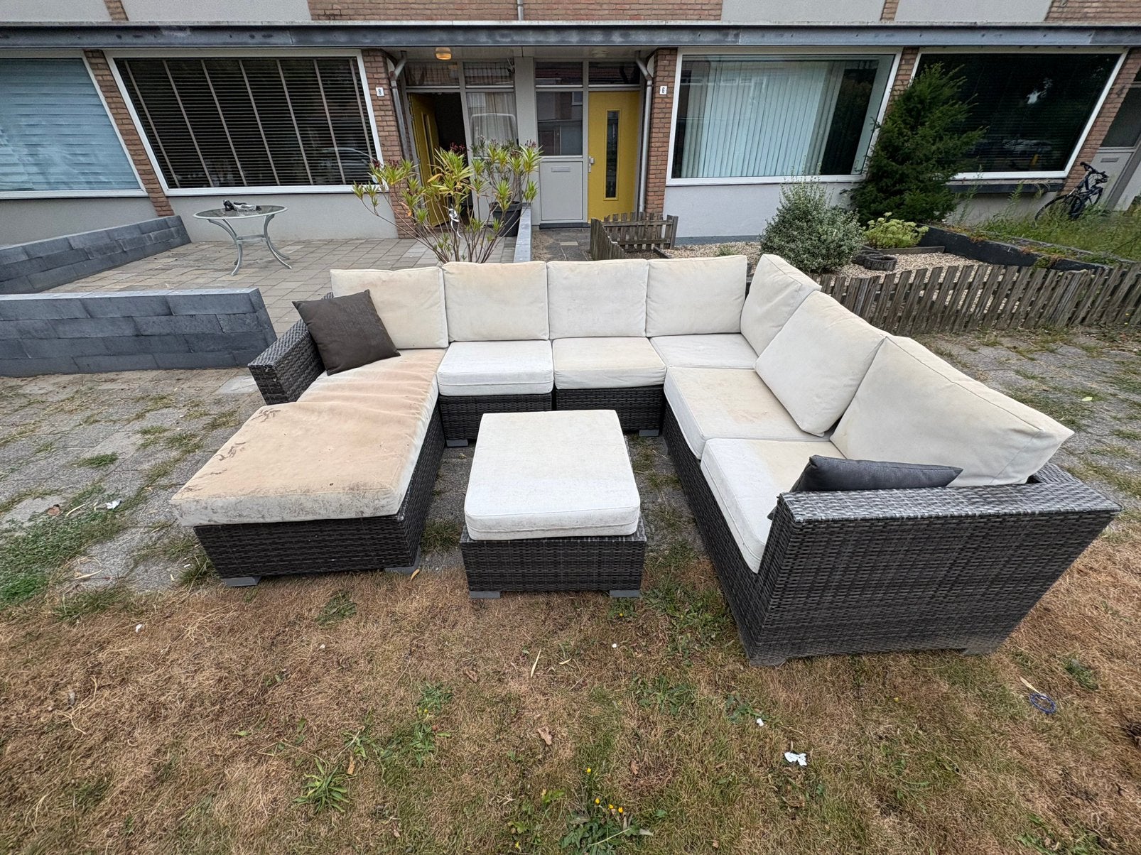 Loungeset gebruikt, heeft wat liefde nodig, Ophalen, Gebruikt, Kunststof, Loungeset