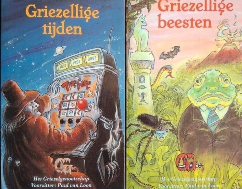 Griezelgenootschap: griezelige beesten/ griezelige tijden, Boeken, Paul van Loon, Ophalen of Verzenden, Zo goed als nieuw, Fictie
