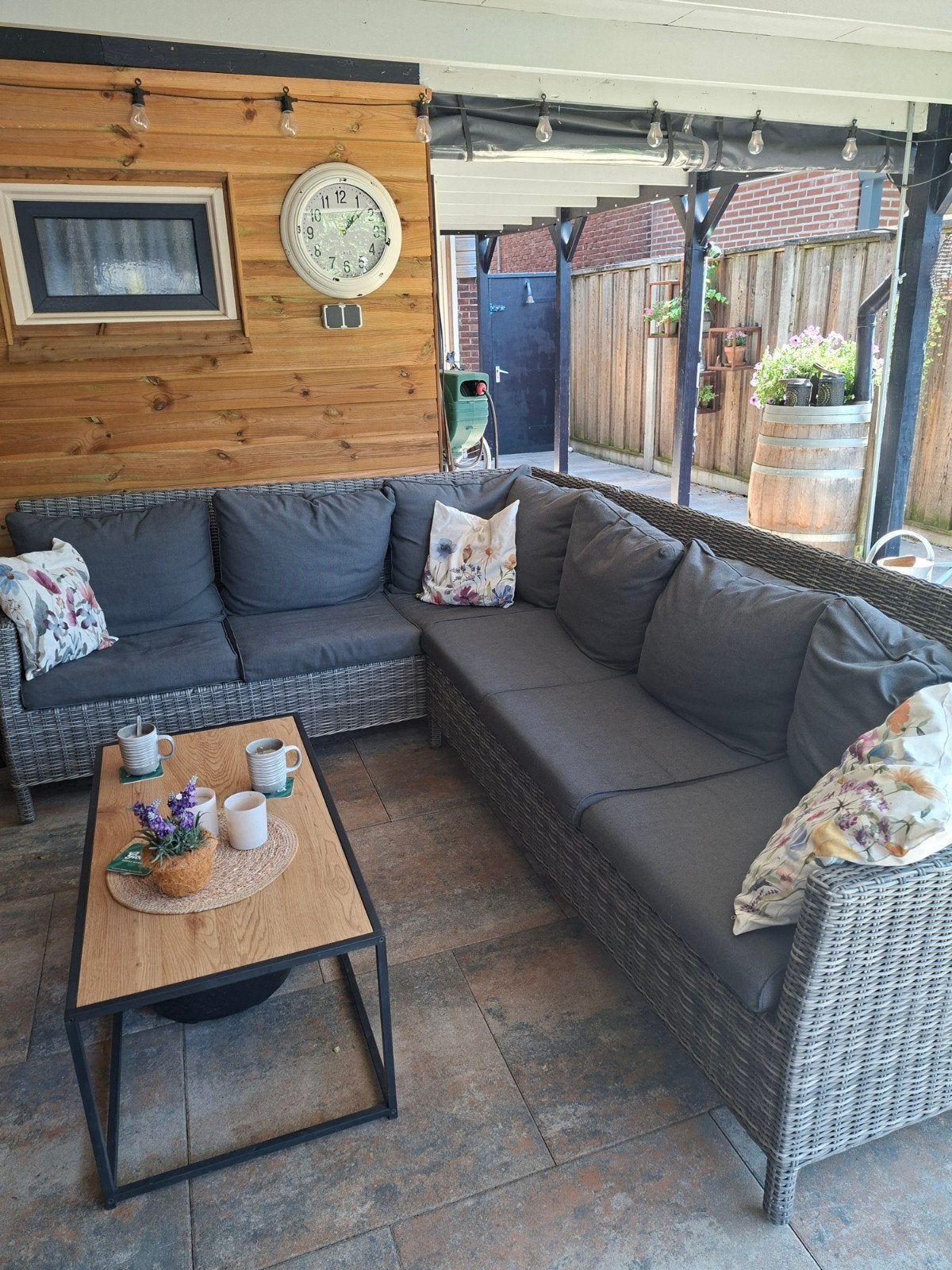 Loungeset hoek, Ophalen, Gebruikt