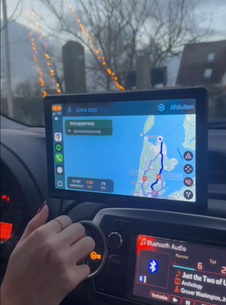 Strolox Carplay scherm navigatie Apple carplay  Android Auto, Ophalen of Verzenden, Nieuw