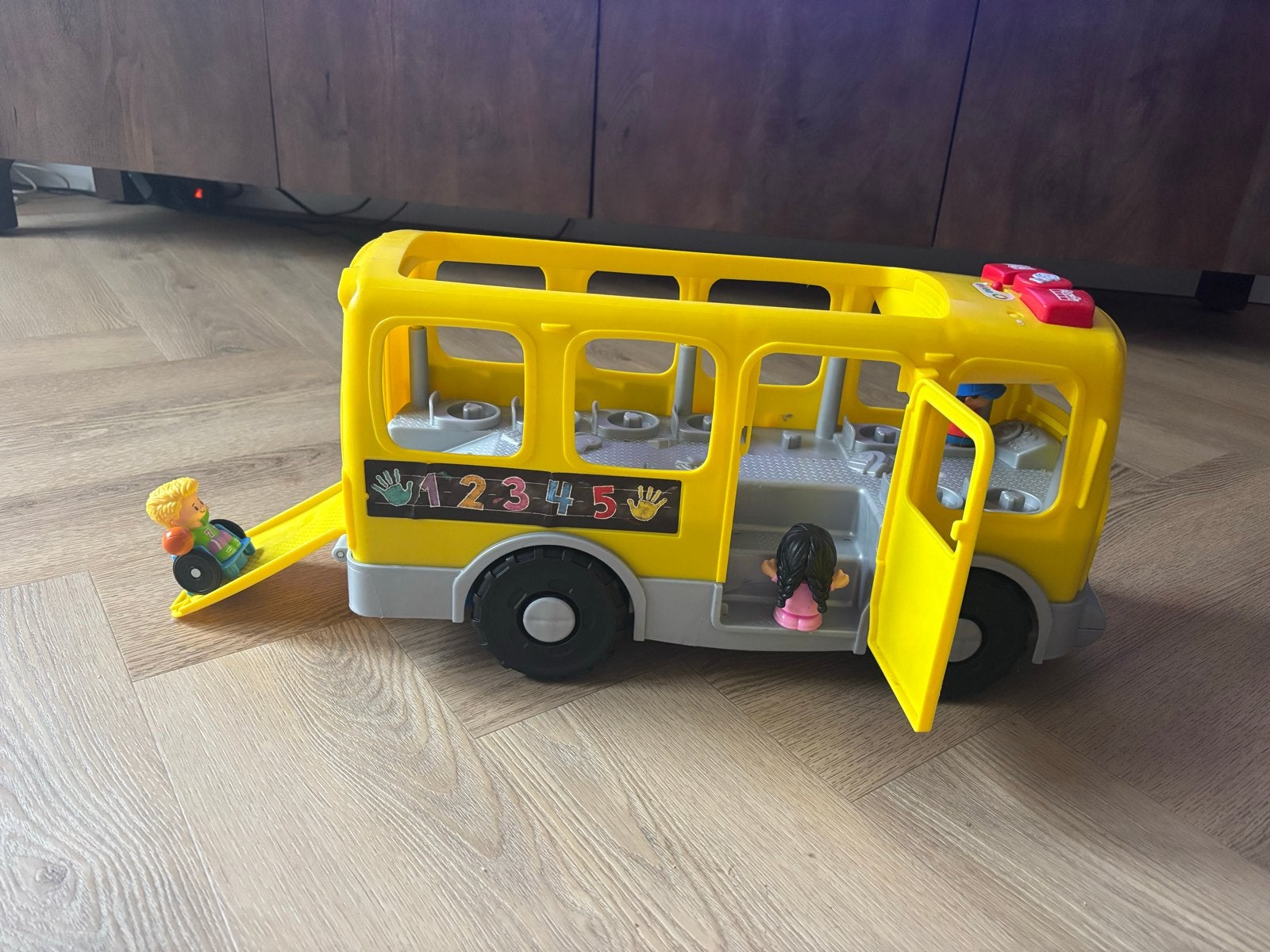 Fisher-Price Little People Schoolbus met geluid, Kinderen en Baby's, Speelgoed | Fisher-Price, Ophalen, Gebruikt, Auto of Voertuig
